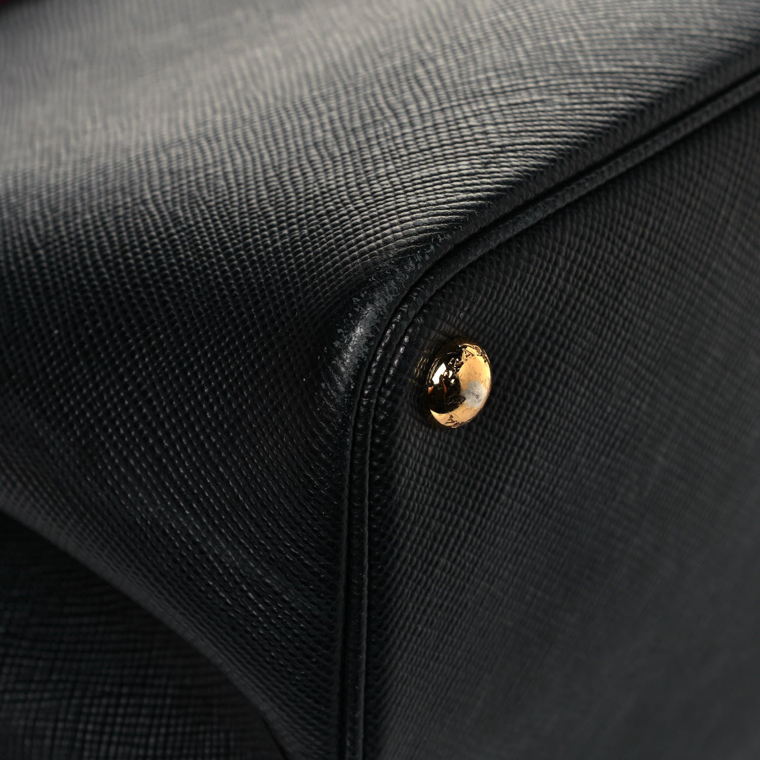 Prada Saffiano Cuir Medium Double Bag Black Fuoco 7 of 25