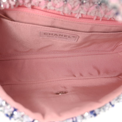 Chanel Tweed Medium Single Flap Pink 5 of 10
