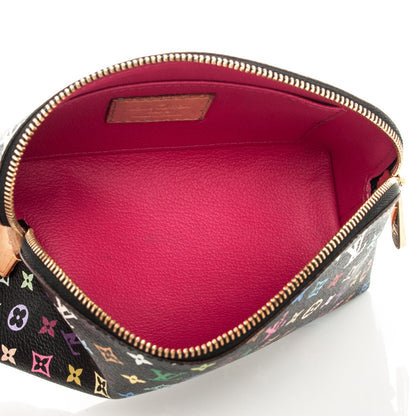 Louis Vuitton Monogram Multicolor Cosmetic Pouch Black Grenade 5 of 6