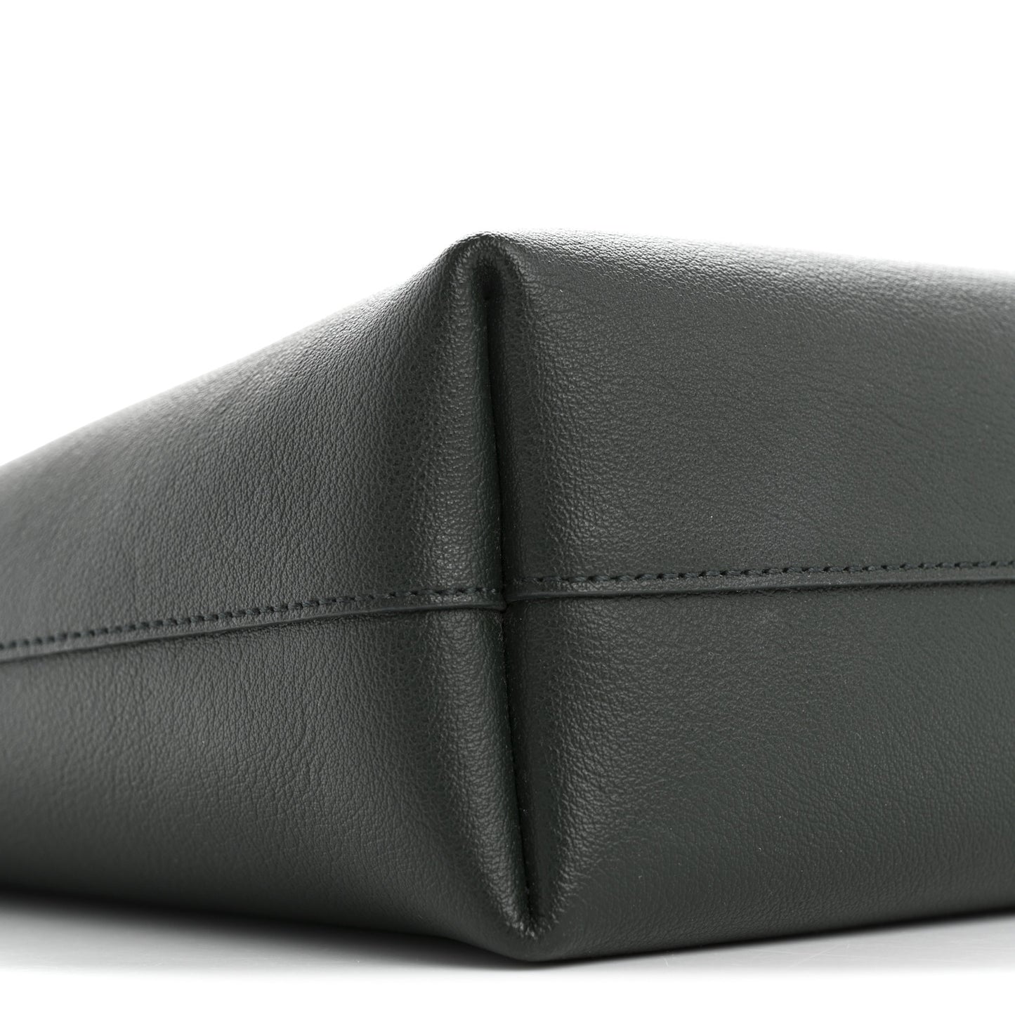 Calfskin North-South Shopping Tote Green