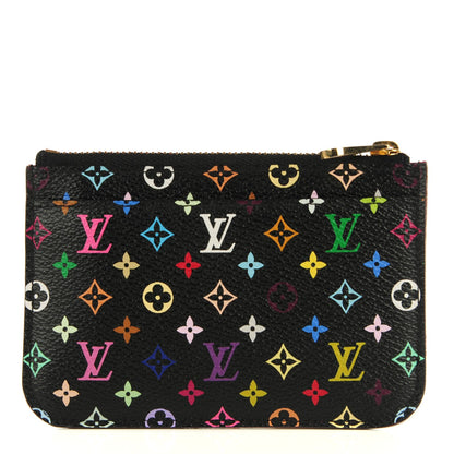 Louis Vuitton Monogram Multicolor Key Pouch Black Grenade 1 of 7