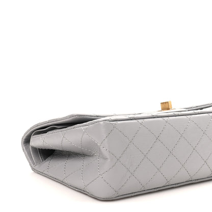Chanel Aged Calfskin Quilted 2.55 Reissue 225 Flap Grey 9 of 10