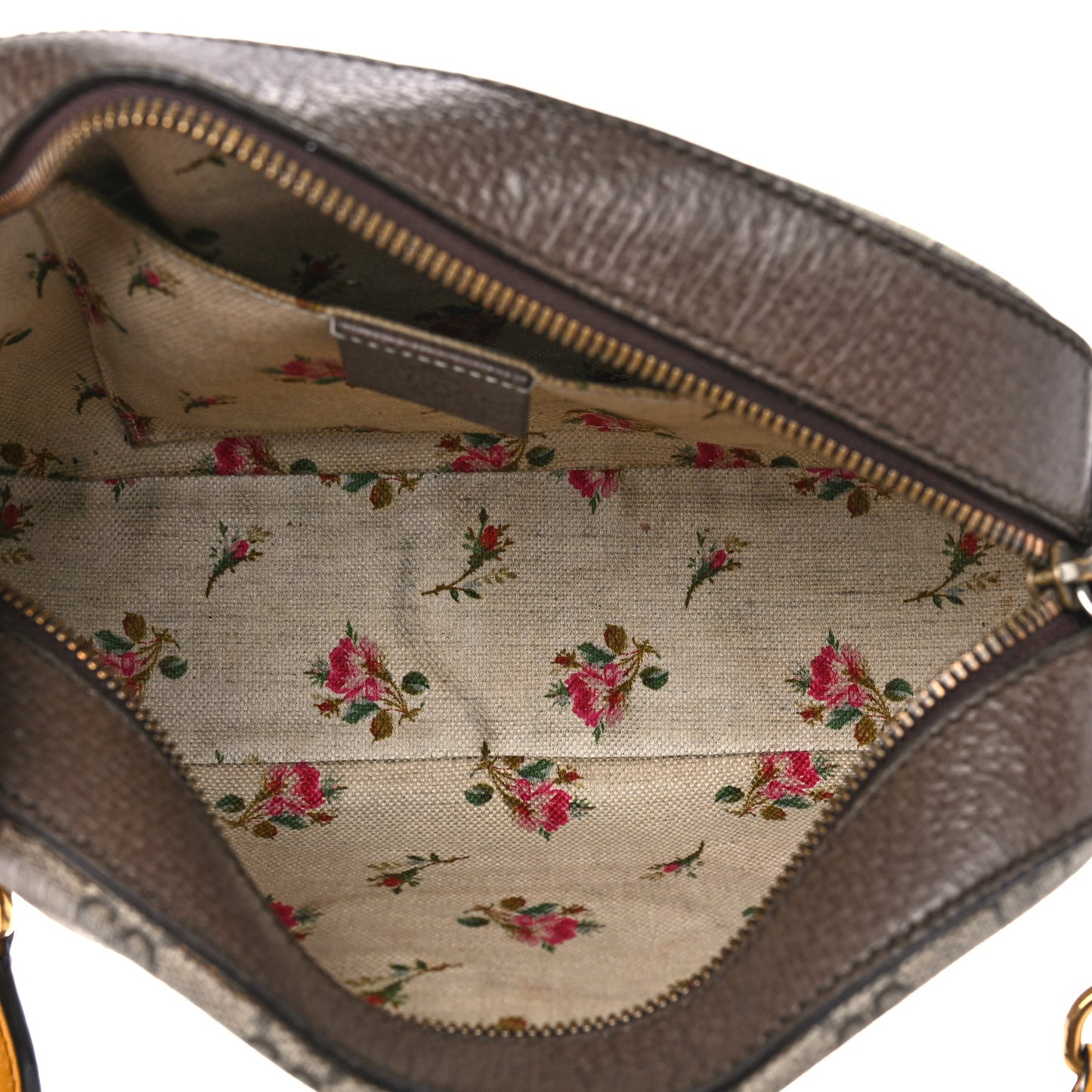GG Supreme Monogram Web Neo Vintage Shoulder Bag Beige New Acero Crop