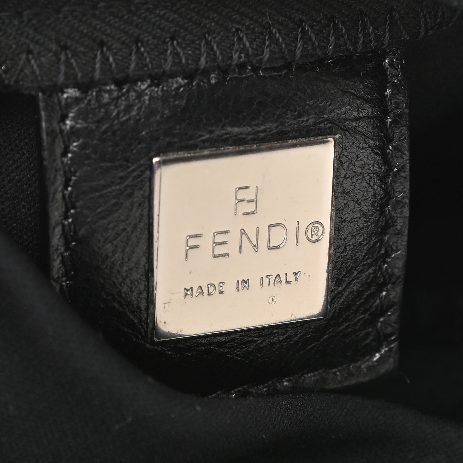 Fendi Neoprene Baguette Black 6 of 10