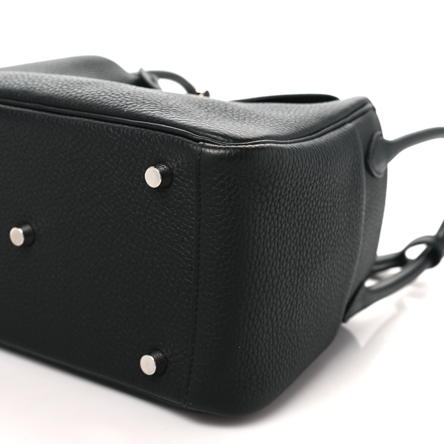 Hermes Taurillon Clemence Lindy 26 Black 10 of 11