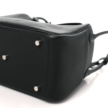 Hermes Taurillon Clemence Lindy 26 Black 10 of 11