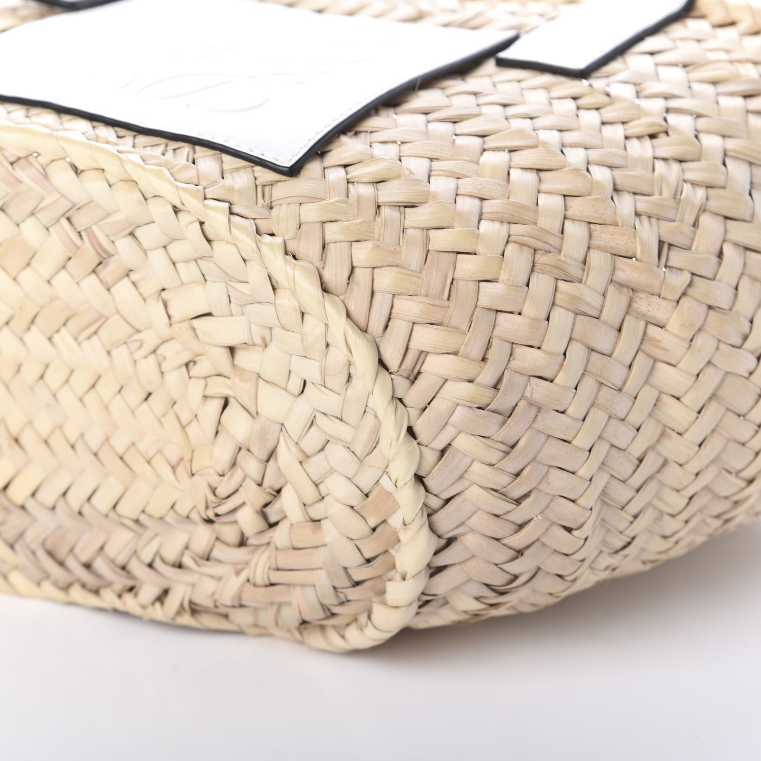 Loewe Raffia Small Basket Tote Bag Natural White 9 of 9