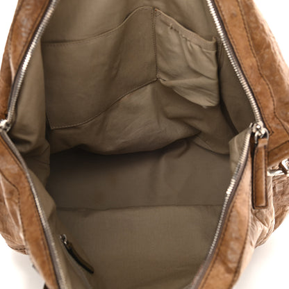 Givenchy Crackled Calfskin Medium Nightingale Light Brown 5 of 15