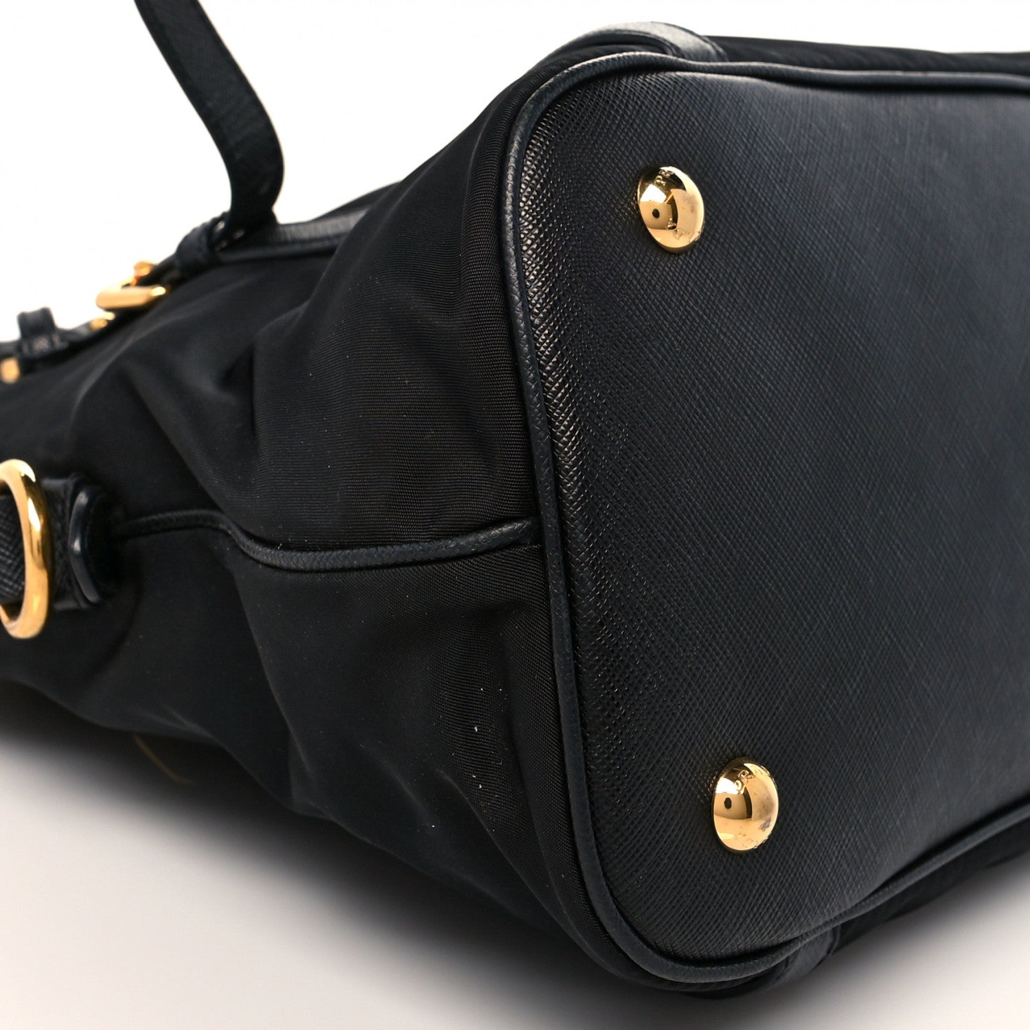 Prada Tessuto Nylon Saffiano Tote Black 8 of 8