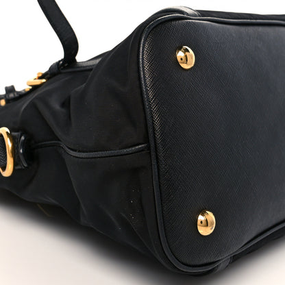Prada Tessuto Nylon Saffiano Tote Black 8 of 8