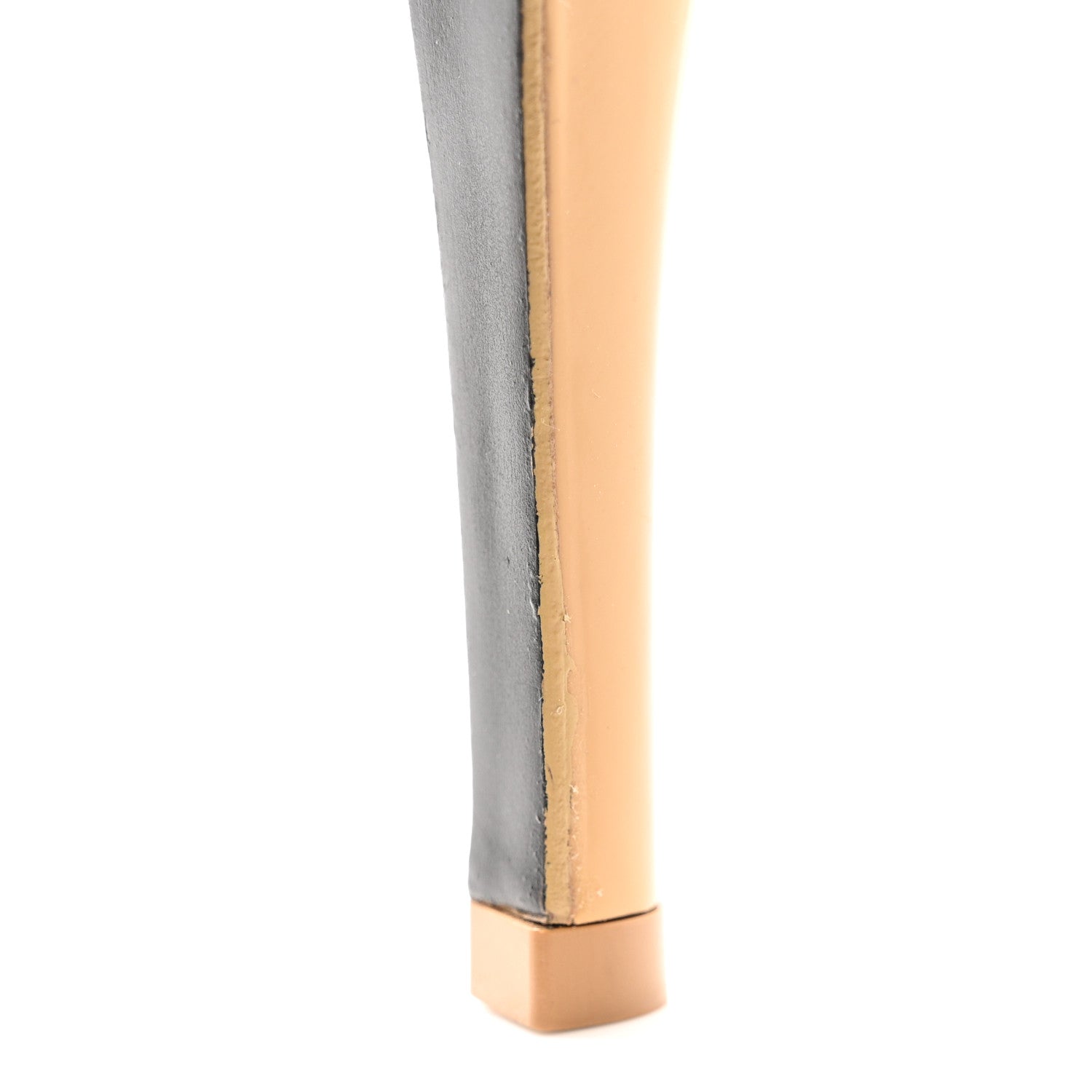 Saint Laurent Patent Tribute 75 Platform Sandals 38 Nude Powder 11 of 11