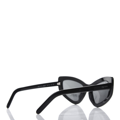 Prada Cat Eye Sunglasses SPR 11VF Black 4 of 7