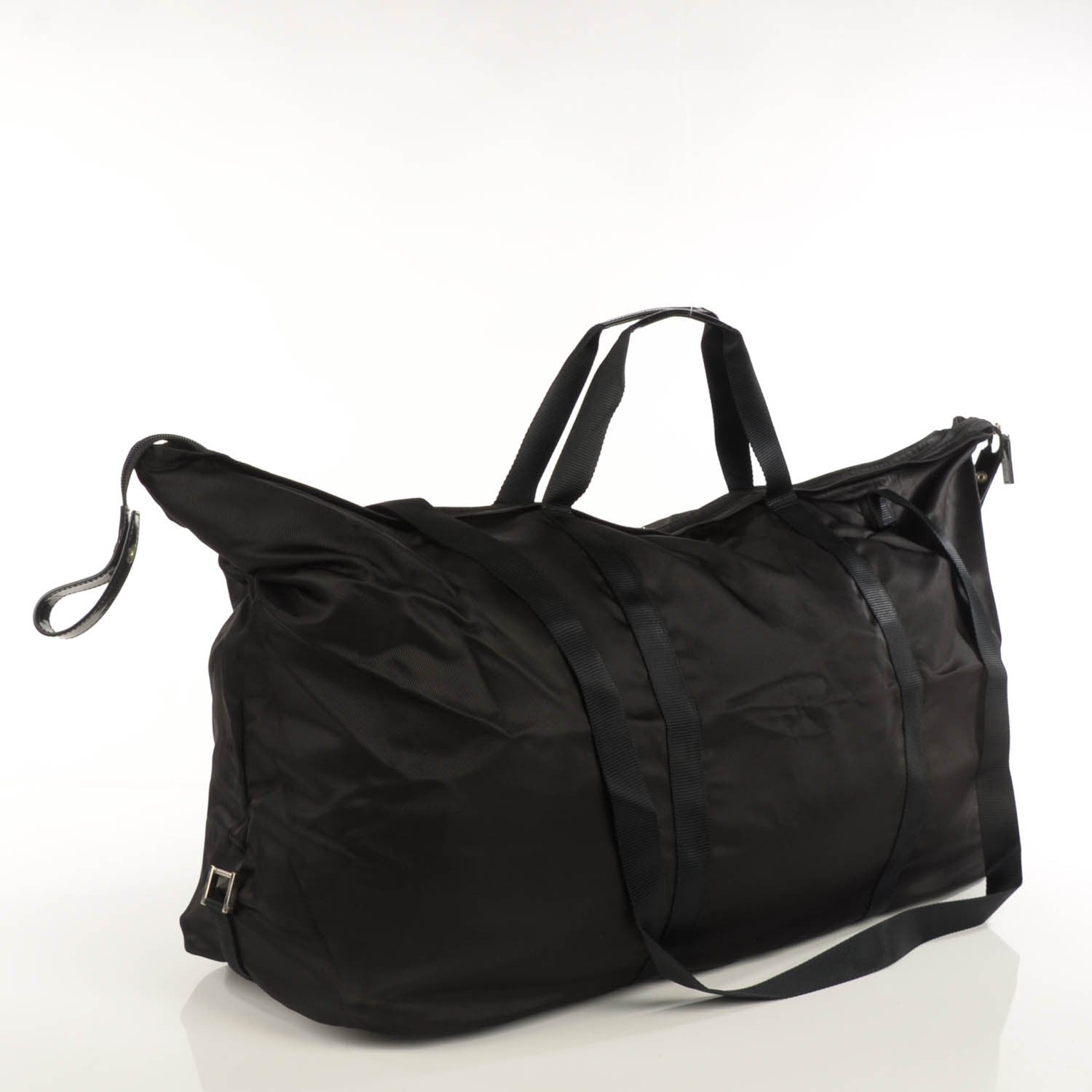 Gucci Nylon Large Collapsible Travel Tote Black 3 of 8