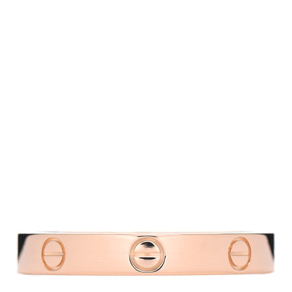 Cartier 18K Pink Gold 3.5mm LOVE Wedding Band Ring 64 10.75 1 of 4