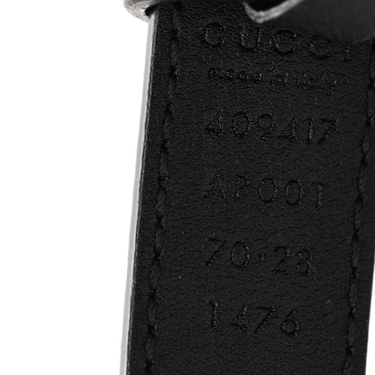 Gucci Calfskin Double G 20mm Belt 70 28 Belt Black 4 of 5