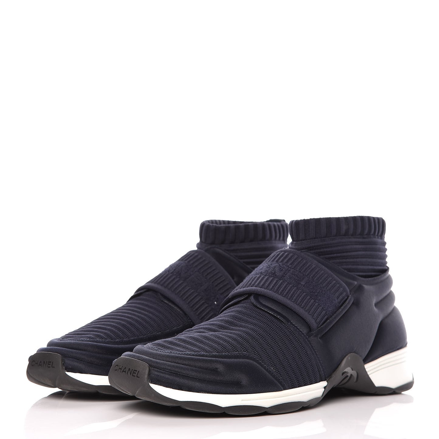 Stretch Fabric CC Sneakers 42 Blue