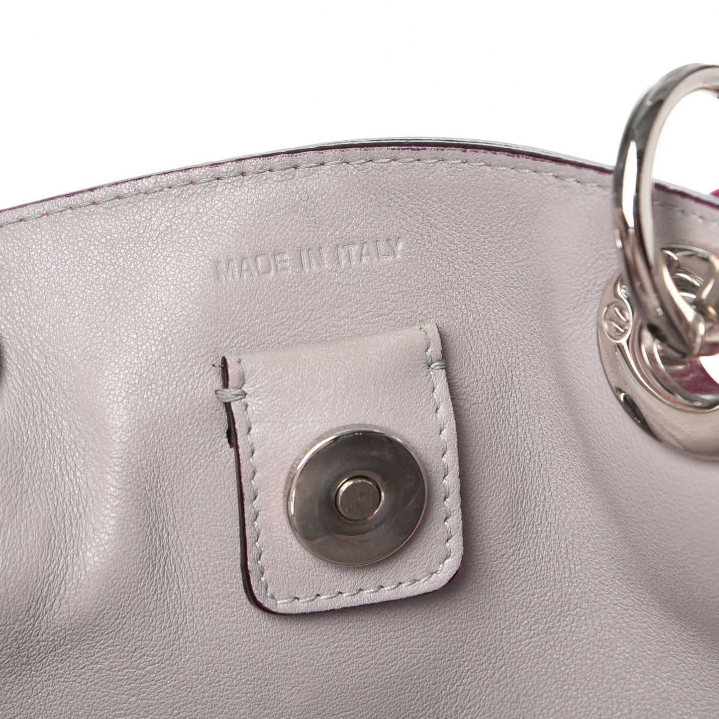Calfskin Medium Diorissimo Bag Rose Sorbet