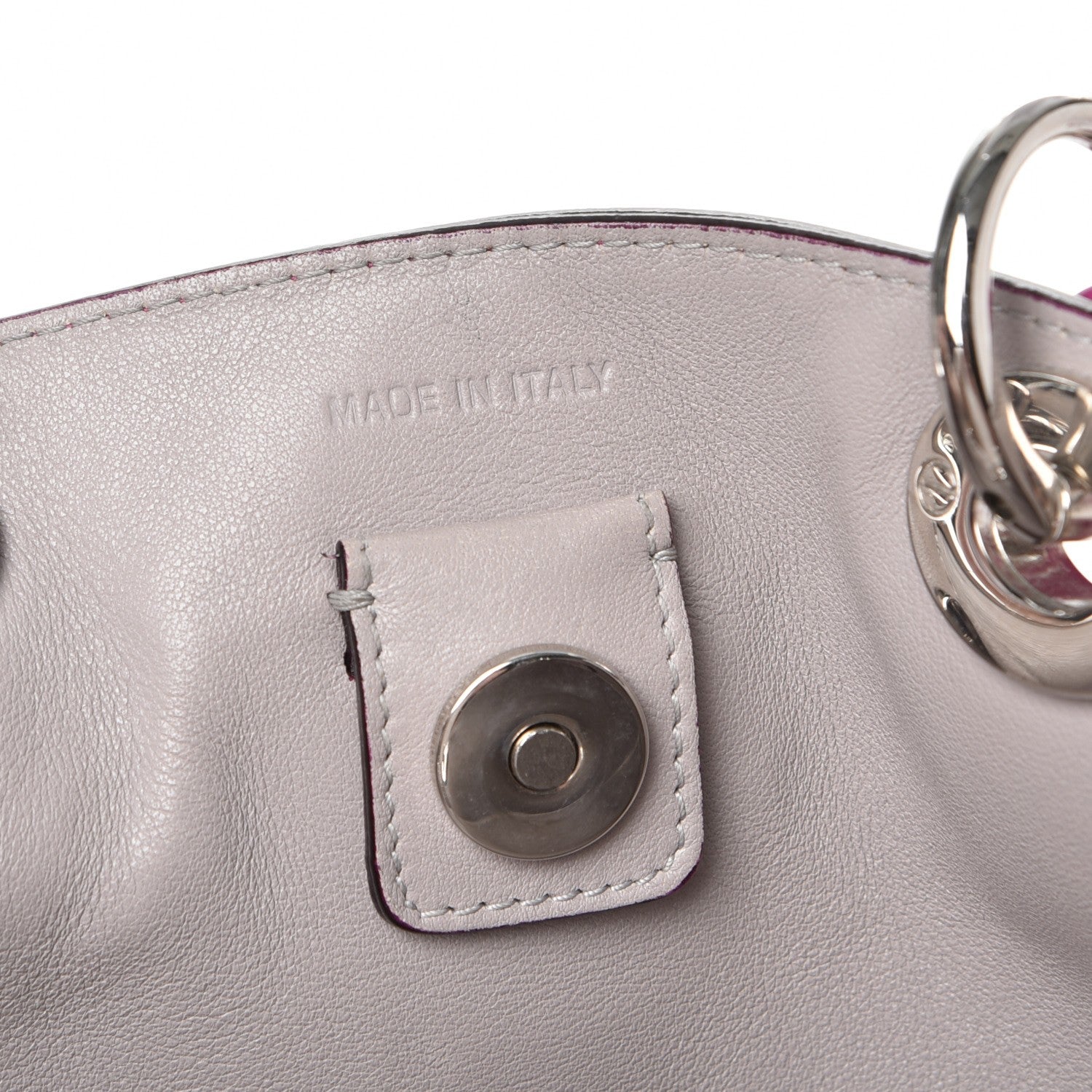 Christian Dior Calfskin Medium Diorissimo Bag Rose Sorbet 9 of 15