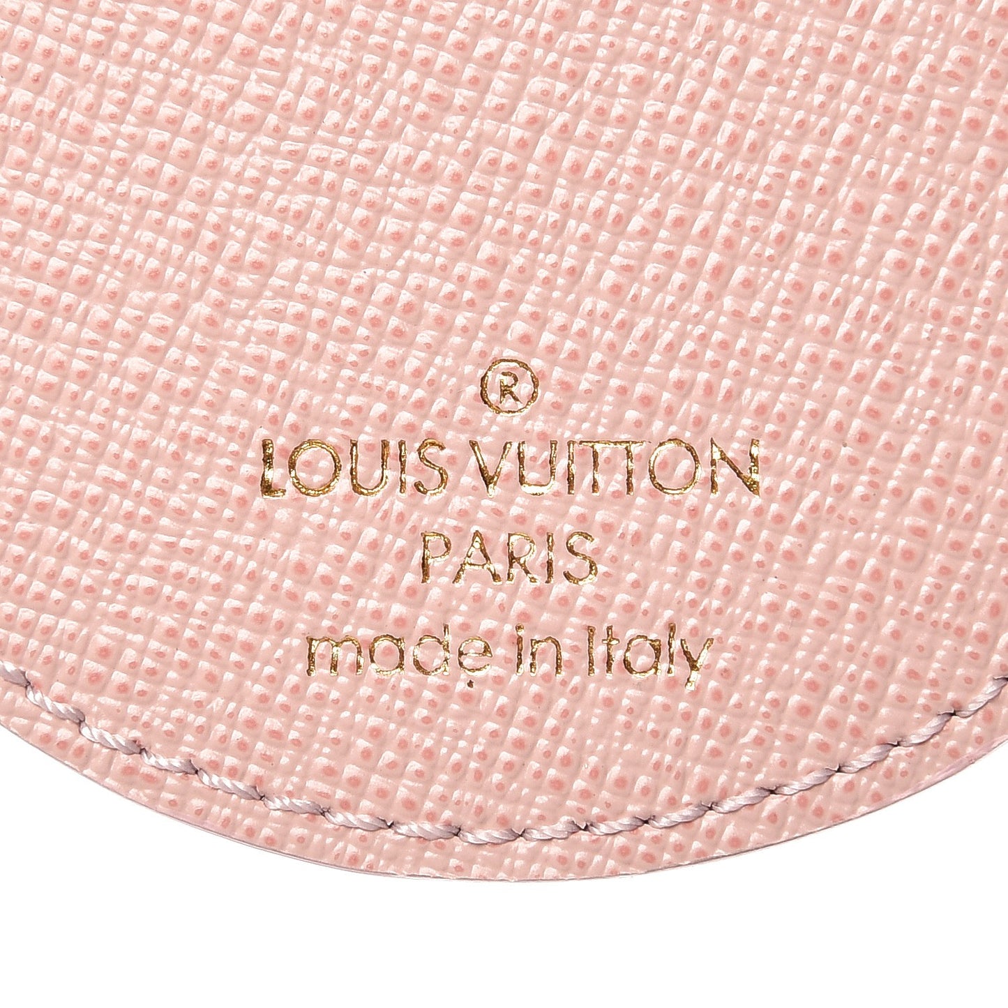 Monogram LV Mirror Key Holder Rose Ballerine