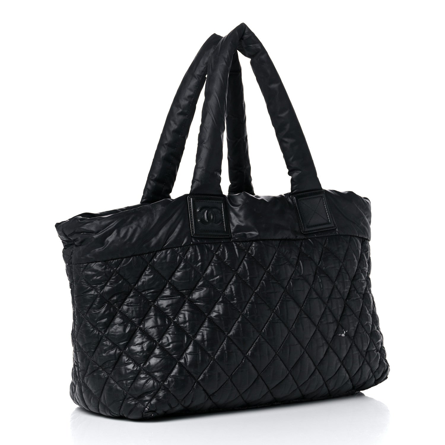 Chanel Nylon Quilted Large Coco Cocoon Tote Black 3 of 20