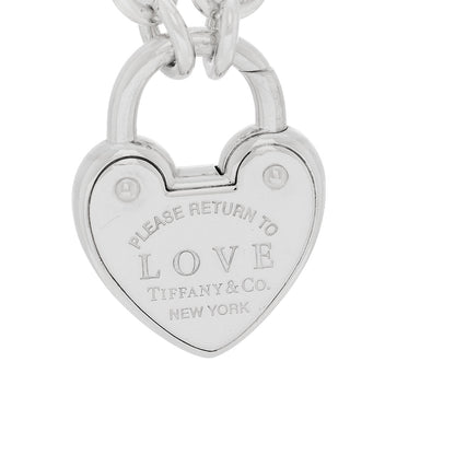 Tiffany Sterling Silver Return to Tiffany Love Lock Bracelet 3 of 4