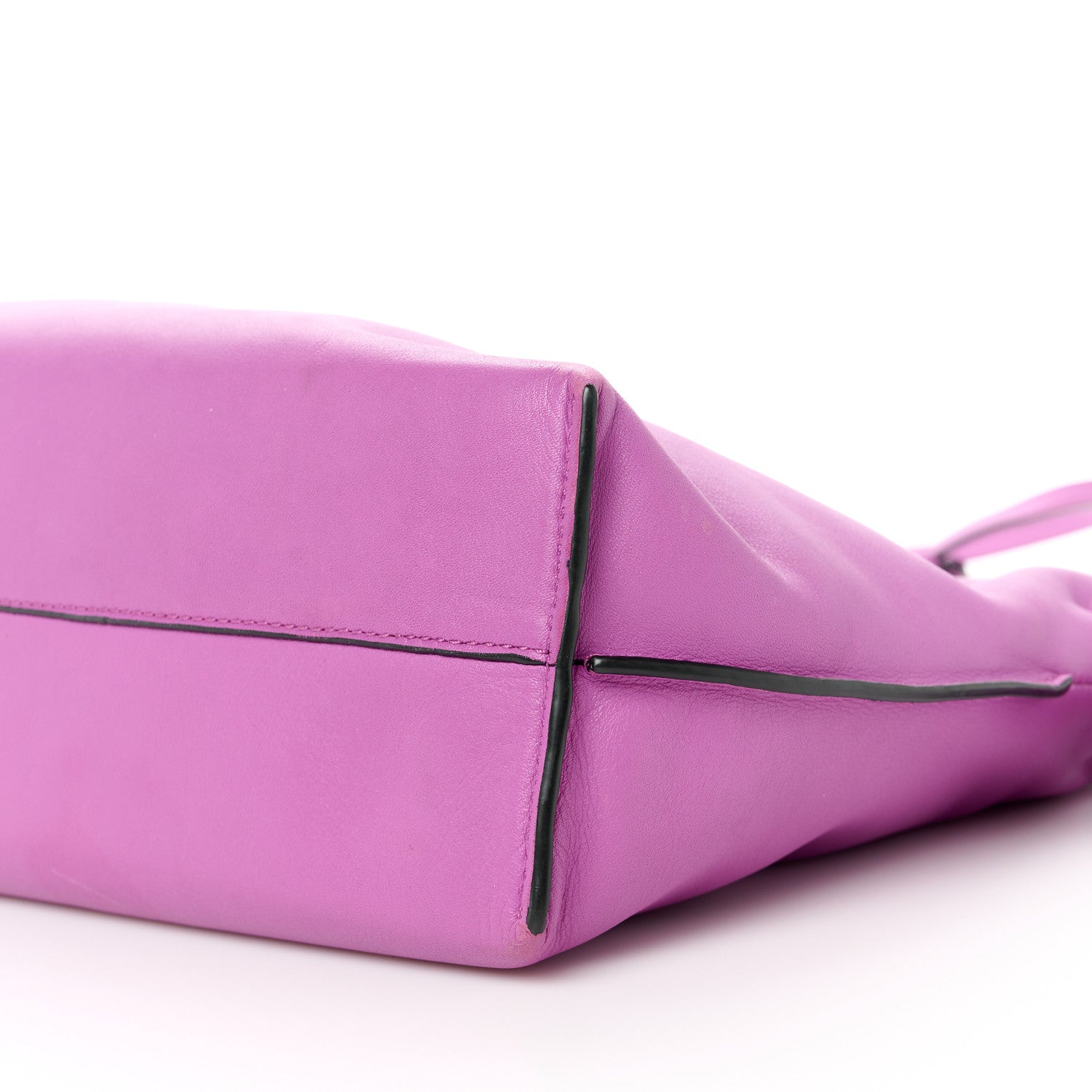 Loewe Calfskin Flamenco Knot Clutch Purple 10 of 10
