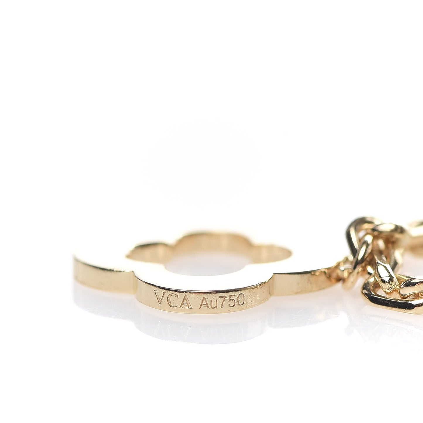 18K Yellow Gold 3 Motifs Byzantine Alhambra Bracelet