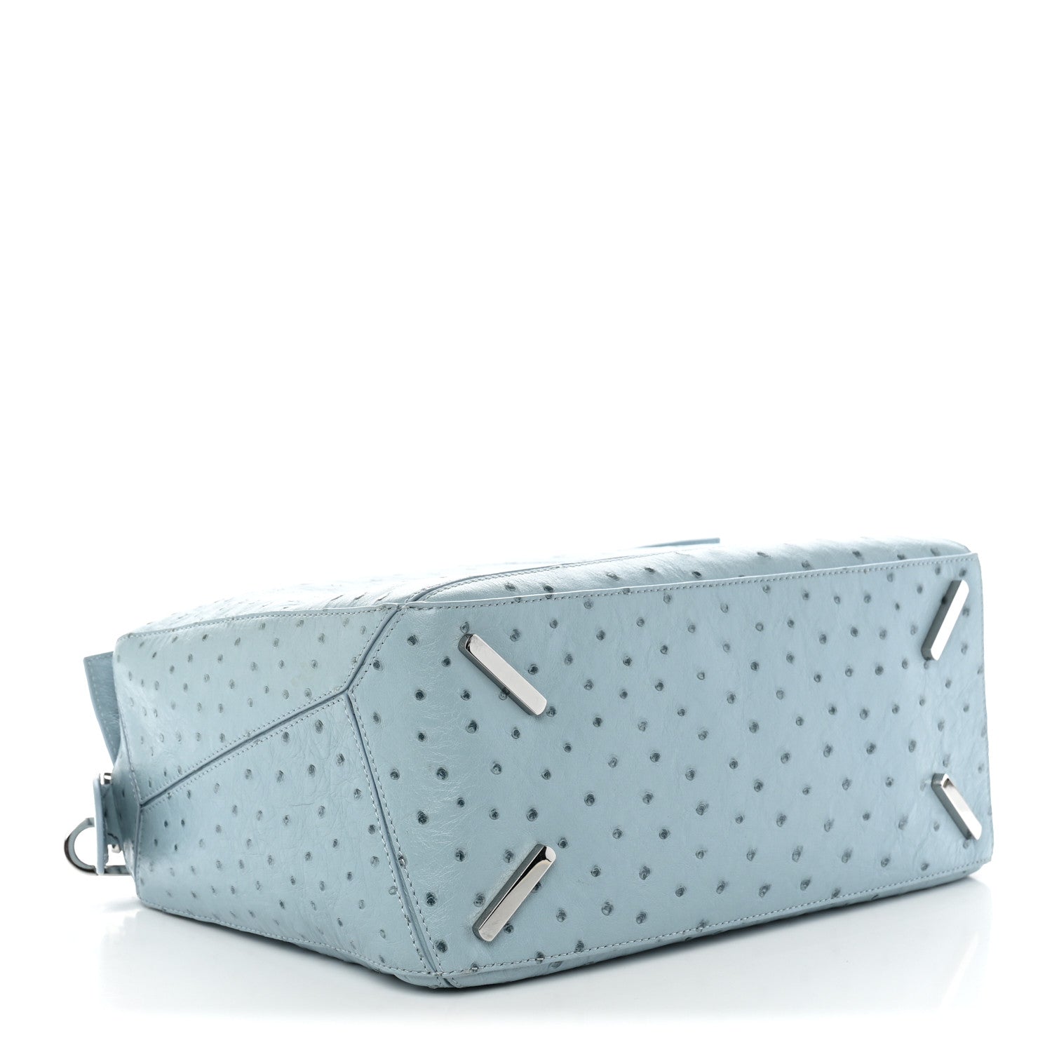 Loewe Ostrich Large Puzzle Bag Blue 4 of 10