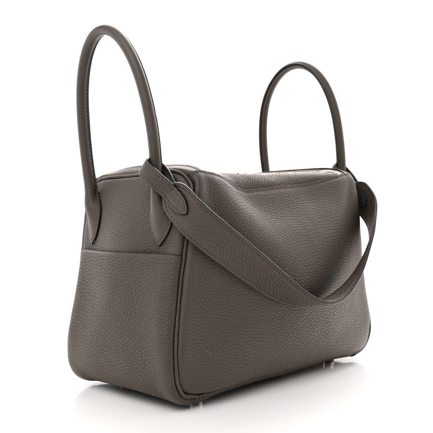 Hermes Taurillon Clemence Lindy 26 Etain 3 of 12