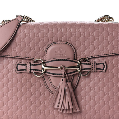 Gucci Microguccissima Medium Emily Chain Shoulder Bag Soft Pink 10 of 10