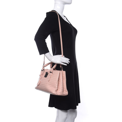 Bottega Veneta Light Calf Intrecciato Small Roma Flamingo 2 of 10