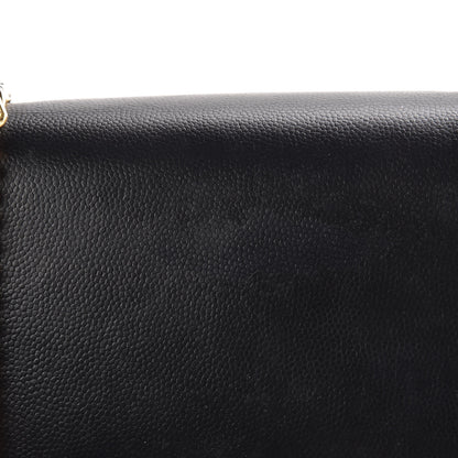 Saint Laurent Grain De Poudre Small Monogram Kate Satchel Black 14 of 18