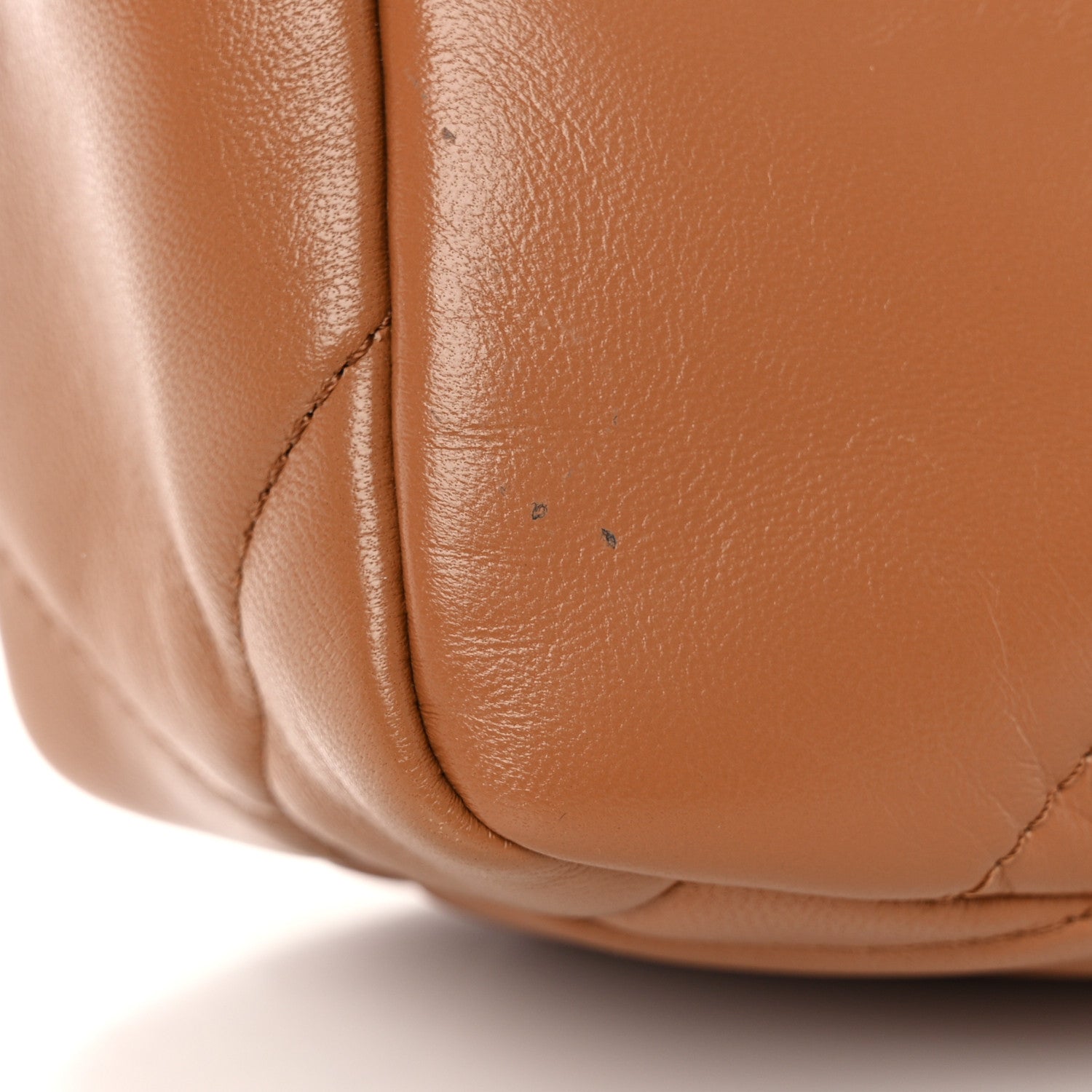 Chanel Lambskin Quilted Medium Chanel 19 Flap Brown 11 of 12