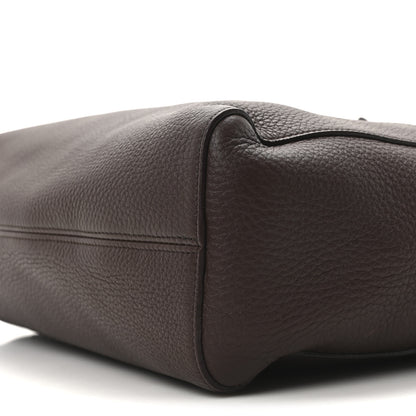 The Row Grained Calfskin Blake Hobo Acajou 10 of 10
