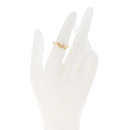 Tiffany 18K Yellow Gold Diamond Small Knot Ring 52 6 2 of 5