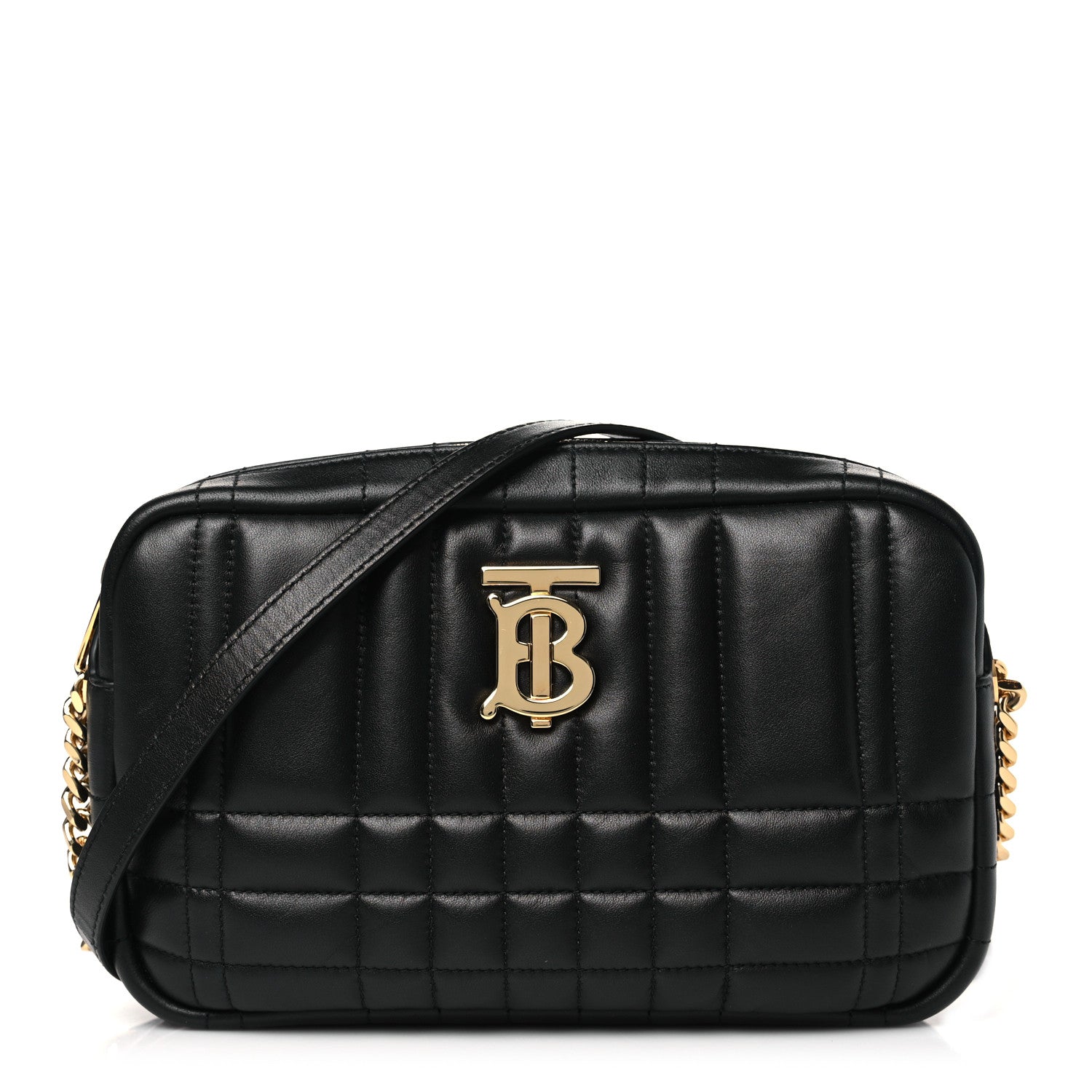 Burberry Calfskin Quilted Small Lola Camera Bag Black 1 of 10
