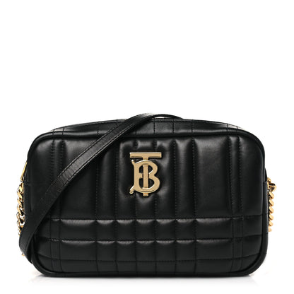Burberry Calfskin Quilted Small Lola Camera Bag Black 1 of 10