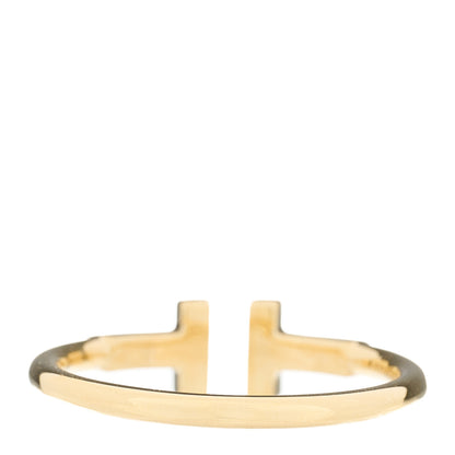 Tiffany 18K Yellow Gold T Wire Ring 56 7.75 3 of 4