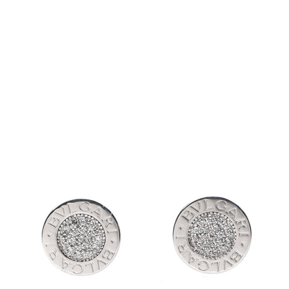 Bulgari 18K White Gold Diamond BVLGARI BVLGARI Stud Earrings 1 of 5