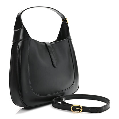 Gucci Boarded Dyana Lux Calfskin Medium Jackie 1961 Hobo Black 3 of 10