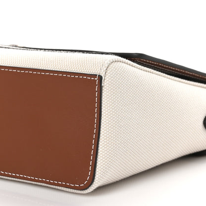 Burberry Canvas Horseferry Print Note Crossbody Bag Natural Tan 8 of 8