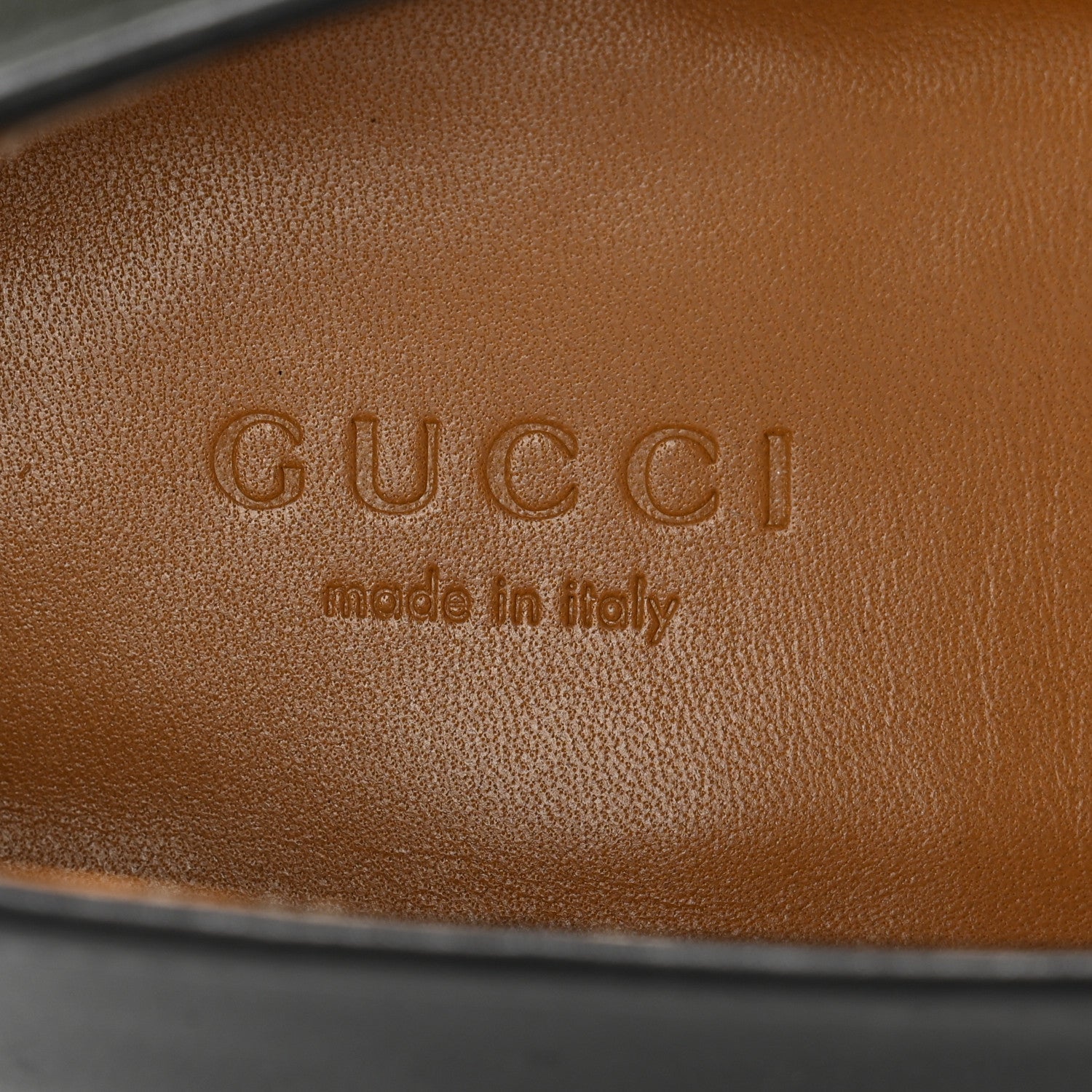 Gucci Calfskin Womens Jordaan Loafers 38.5 Black 6 of 11