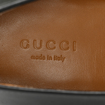 Gucci Calfskin Womens Jordaan Loafers 38.5 Black 6 of 11