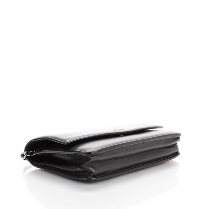 Chanel Caviar Sevruga Wallet On Chain WOC Black 4 of 8