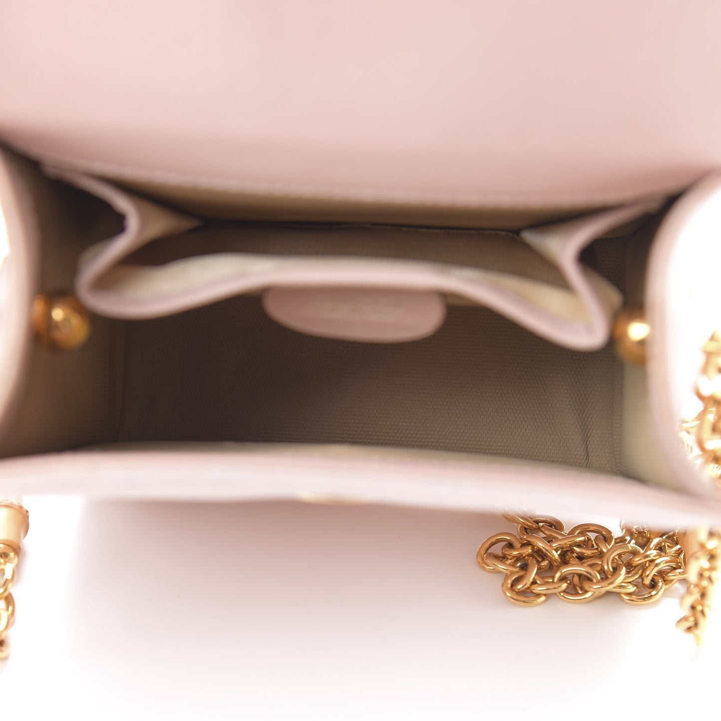 Monogram Bamboo Chain Shoulder Bag Light Pink