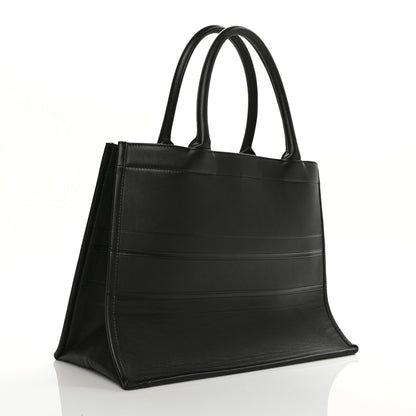 Christian Dior Calfskin Embossed Medium Book Tote Black 3 of 7