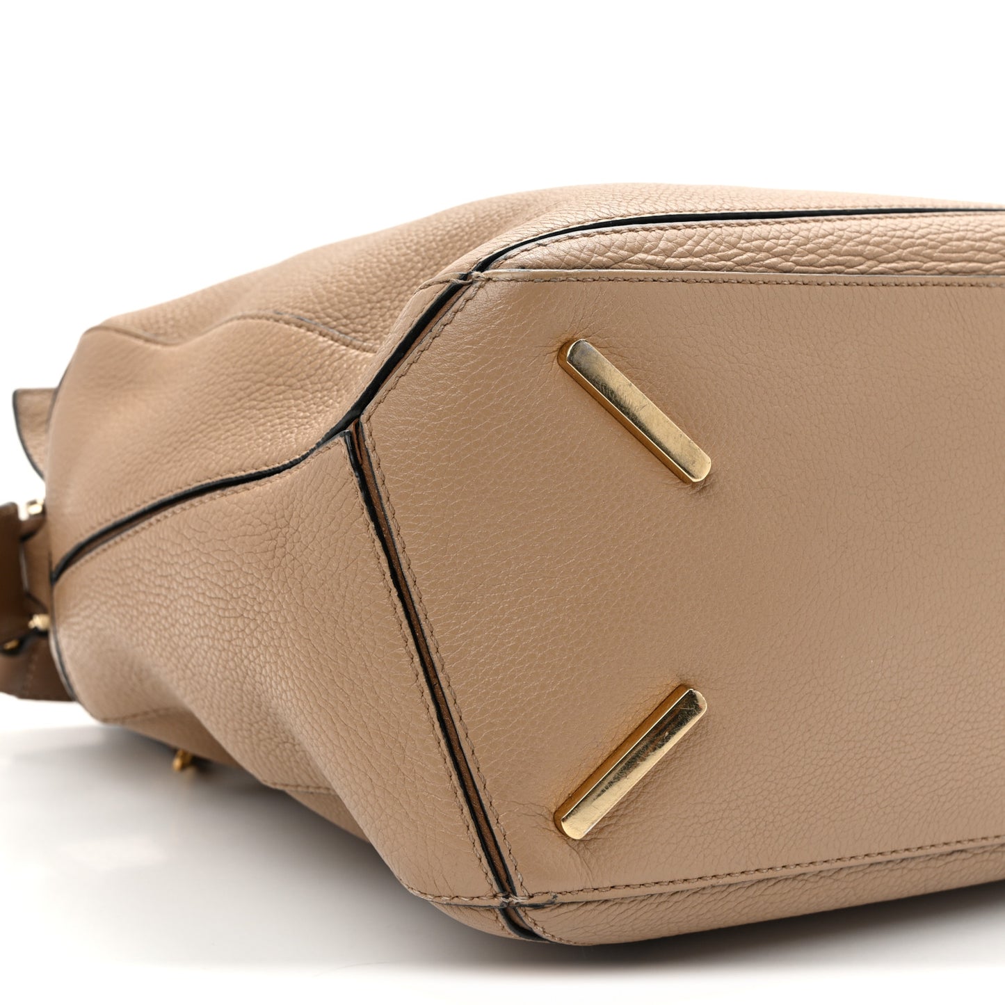 Calfskin Medium Puzzle Bag Sand Mink