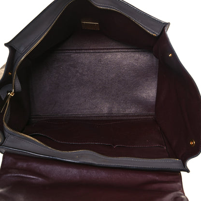 Celine Crocodile Embossed Nubuck Medium Trapeze Grey 5 of 24