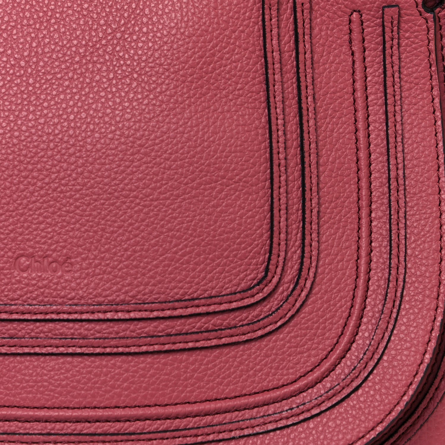 Chloe Calfskin Medium Marcie Satchel Faded Rose 8 of 9