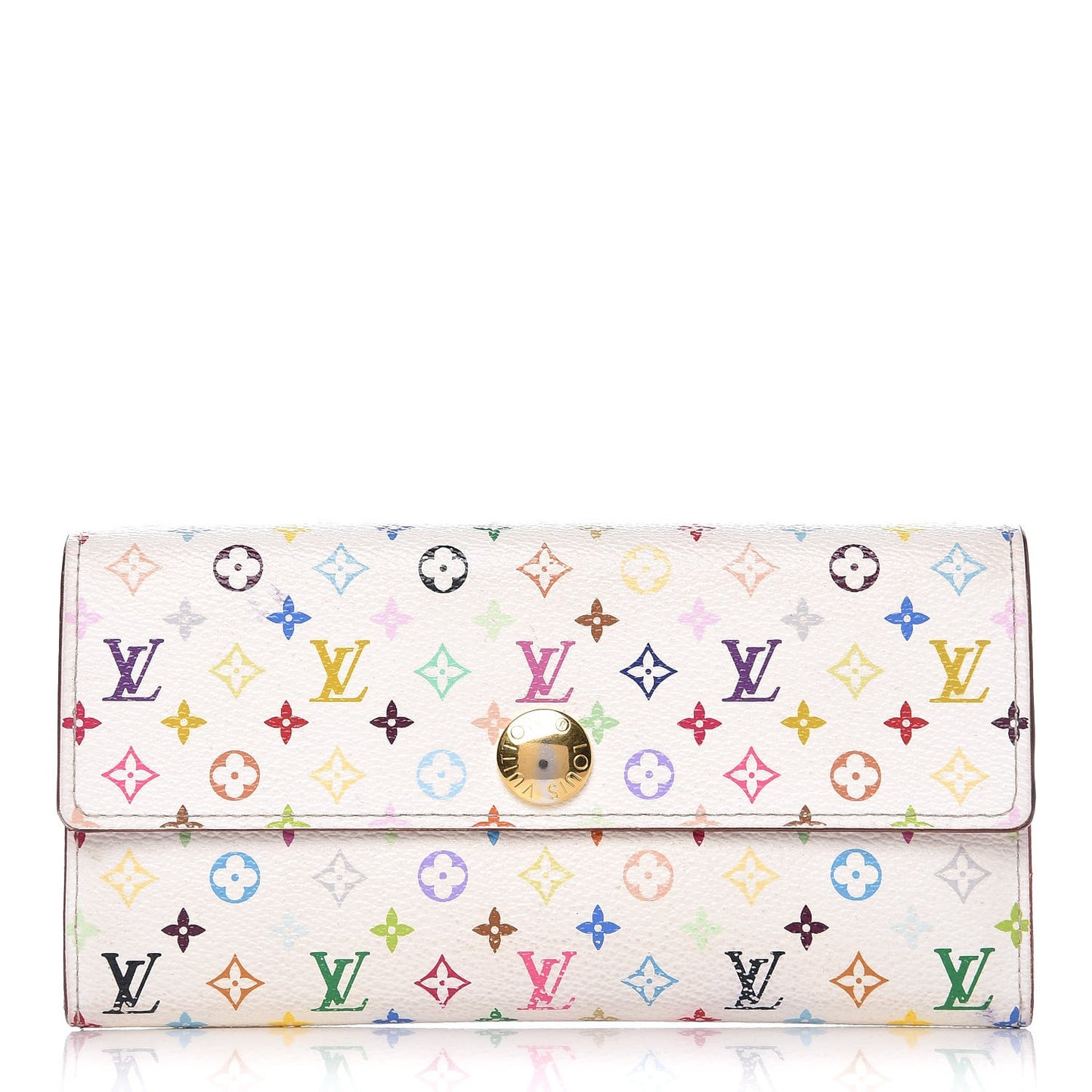 Monogram Multicolor Sarah Wallet Black